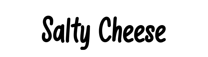Salty Cheese  フリーフォントのダウンロード
