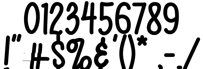 Salty Cheese Font OTHER CHARS