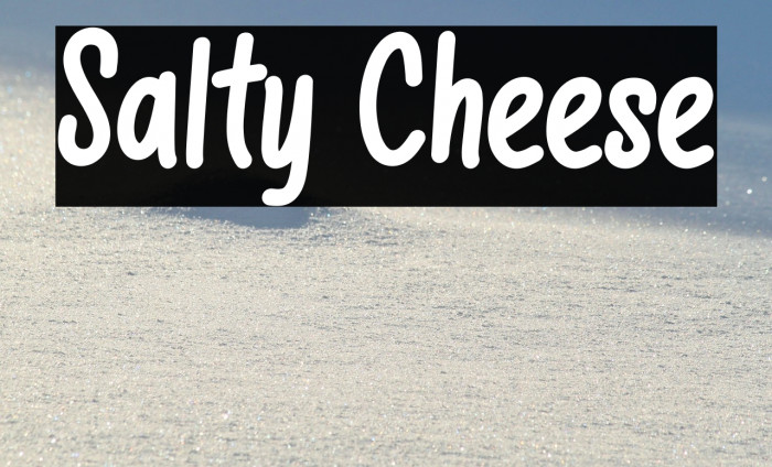 Salty Cheese Example 2