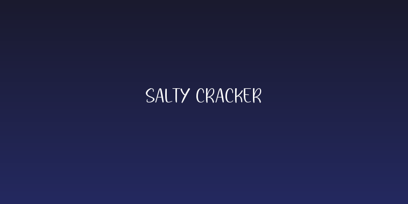 Salty Cracker Social Header