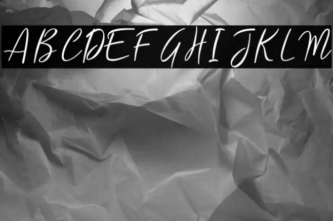 Salty Malthy Font examples