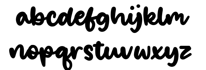 Salty Ocean Font LOWERCASE