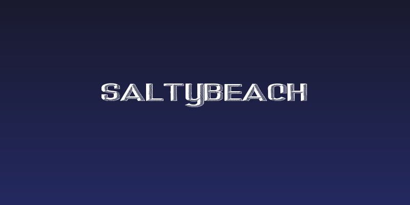 SaltyBeach Social Header