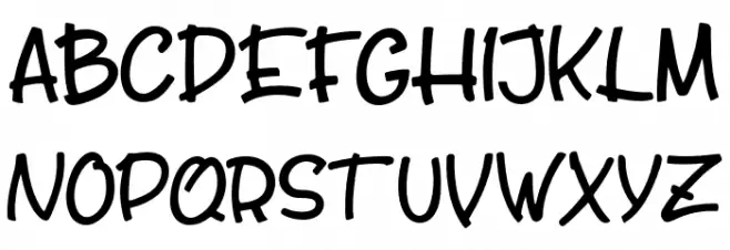 SaltyUnicornDEMO-Regular Polices MAJUSCULES