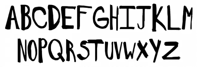 SaltyWould 字体 大写