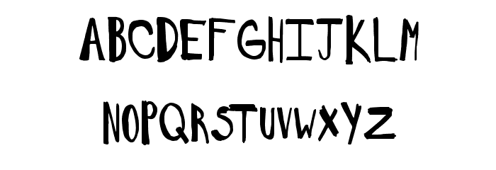 SaltyWould Font LOWERCASE