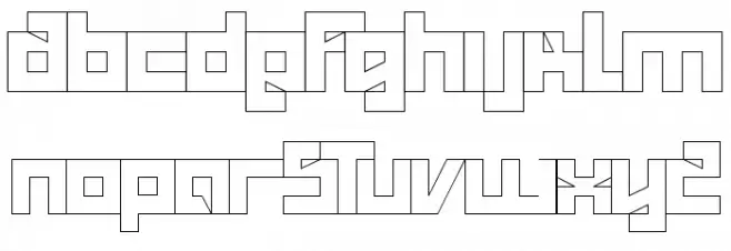 Salty Caratteri MINUSCOLO