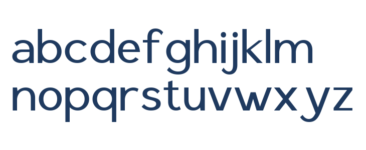 SalunaDEMO Regular Lowercase