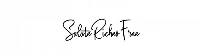 SaluteRichesFree  免费字体下载