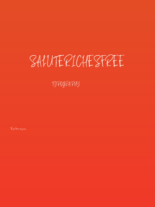 SaluteRichesFree Poster