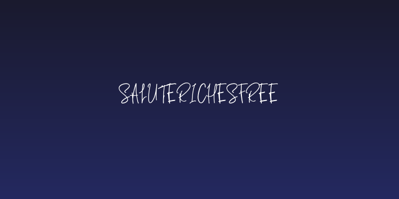 SaluteRichesFree Social Header