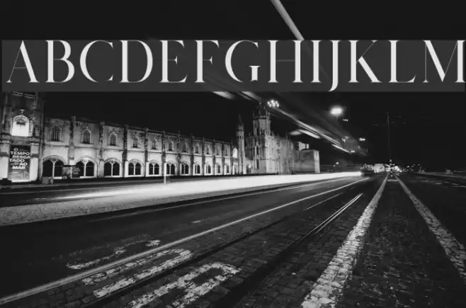 Salvalyn Font examples