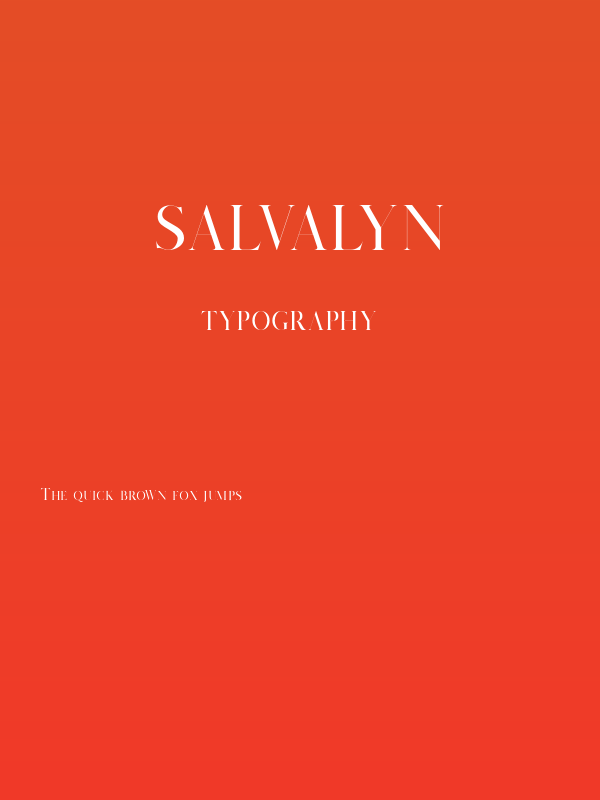 Salvalyn Poster