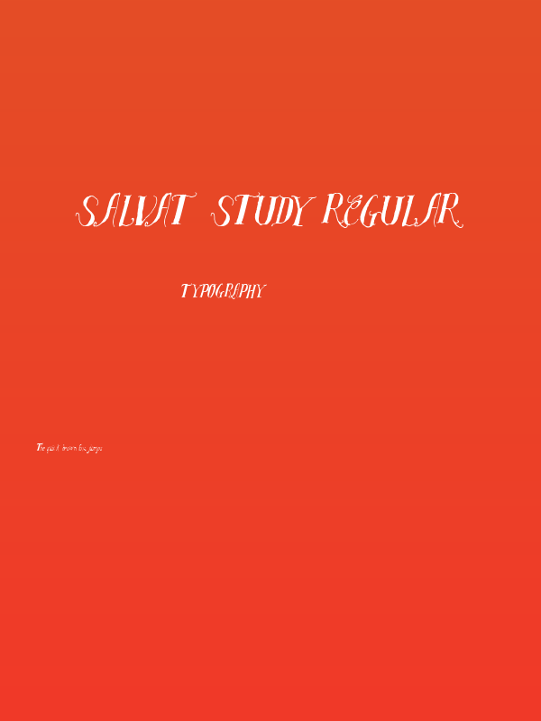 Salvat Study Regular Poster