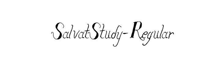 SalvatStudy-Regular  font caratteri gratis