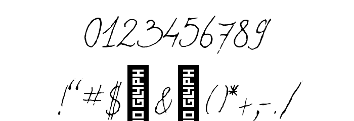 SalvatStudy-Regular Font OTHER CHARS