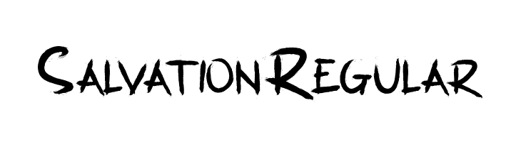 SalvationRegular  Free Fonts Download