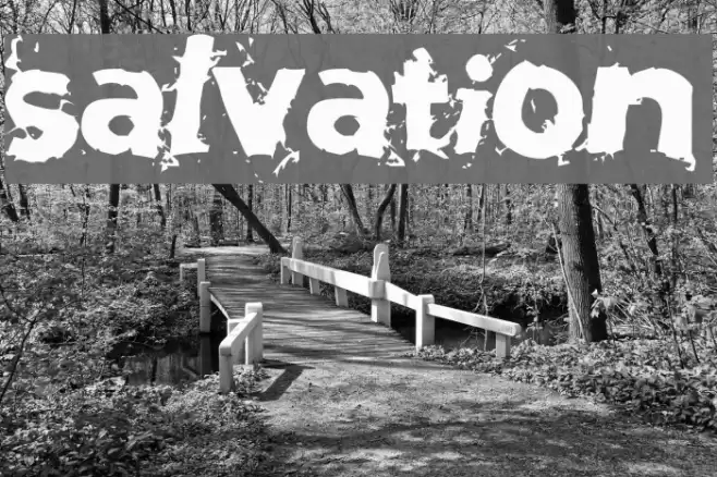 Salvation Schriftart examples