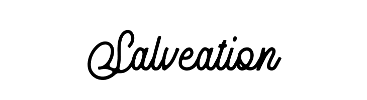 Salveation  Free Fonts Download