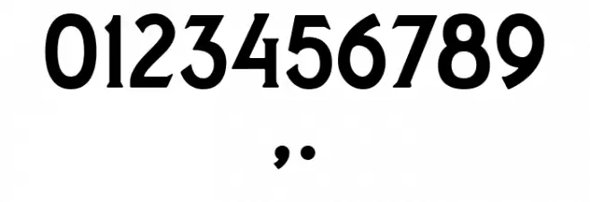 SalveationSerif Font OTHER CHARS