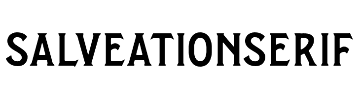 SalveationSerif  フリーフォントのダウンロード