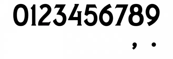 SalveationSerif Font OTHER CHARS