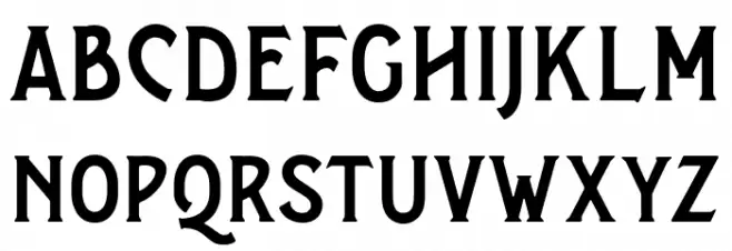 SalveationSerif Fonte MAIÚSCULAS