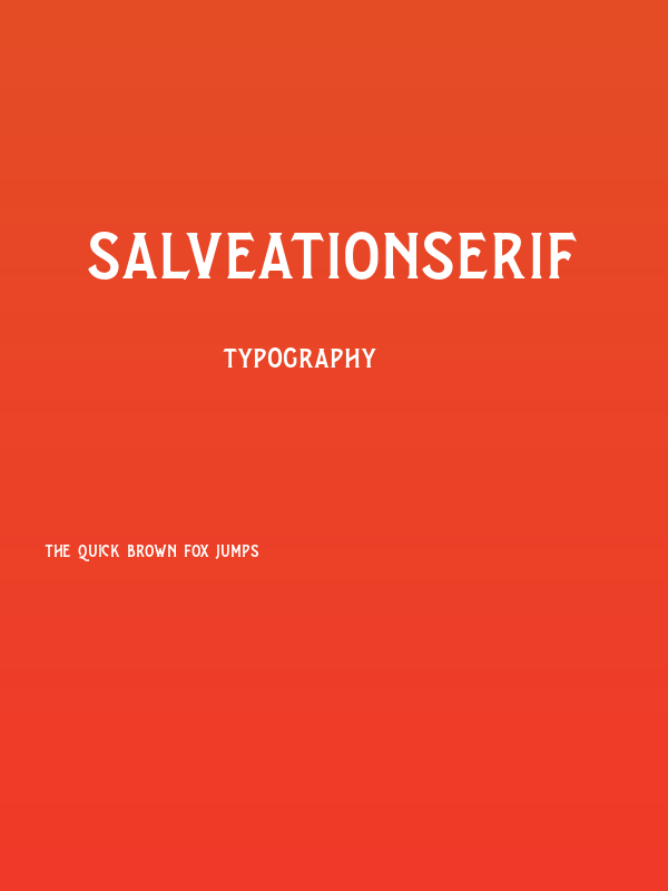 SalveationSerif Poster