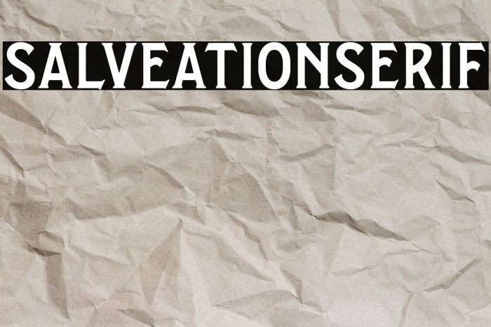 SalveationSerif Example 2