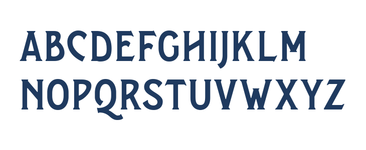 SalveationSerif Lowercase