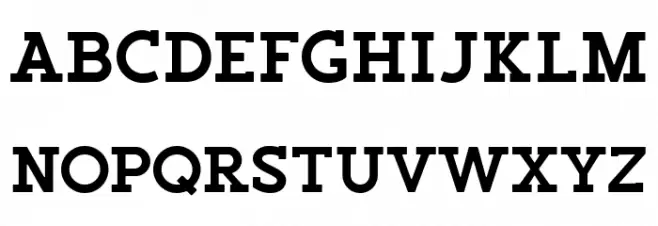 SalveationSlab Schriftart Groß