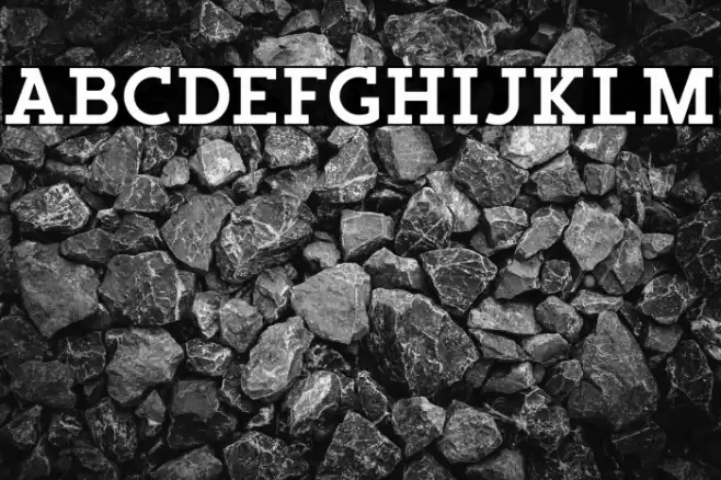 SalveationSlab Font examples