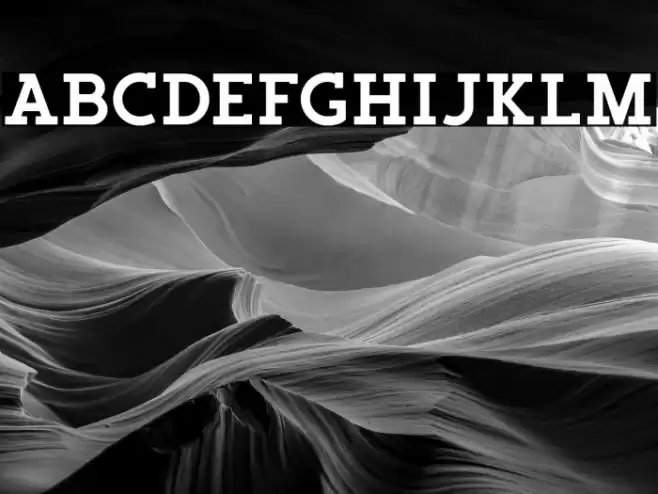 SalveationSlab Font examples