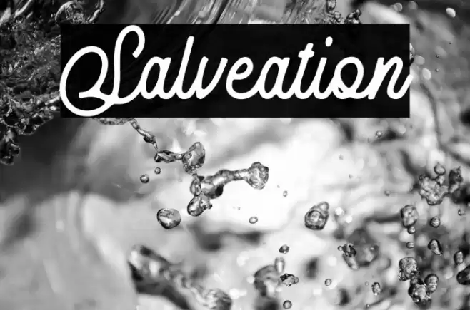 Salveation Font examples