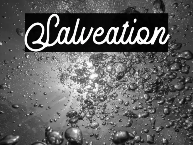 Salveation Font examples