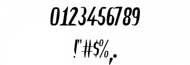 Salvesen Font OTHER CHARS