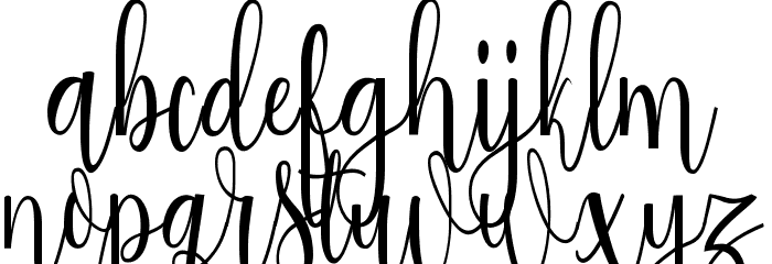 Salwa reguler Font LOWERCASE