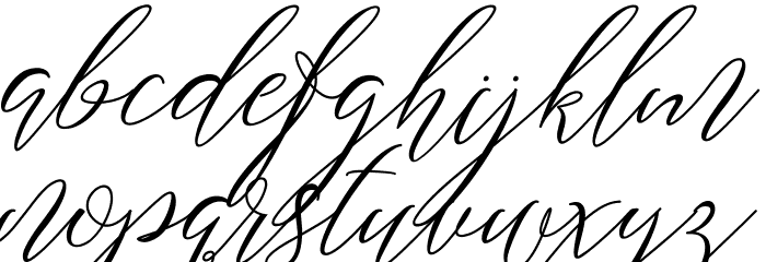 Salwomen Font LOWERCASE