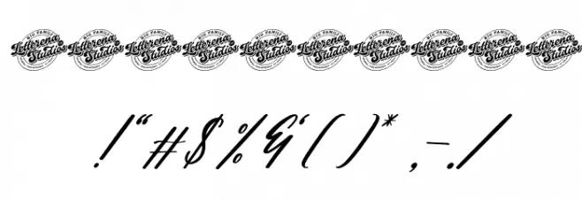 Salyatori Quinbella DEMO VERSIO Italic Caratteri ALTRI CARATTERI