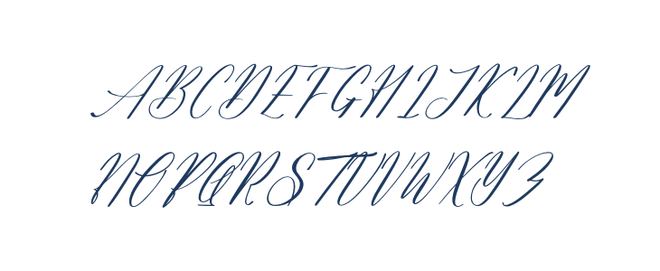 Salyatori Quinbella DEMO VERSIO Italic Uppercase