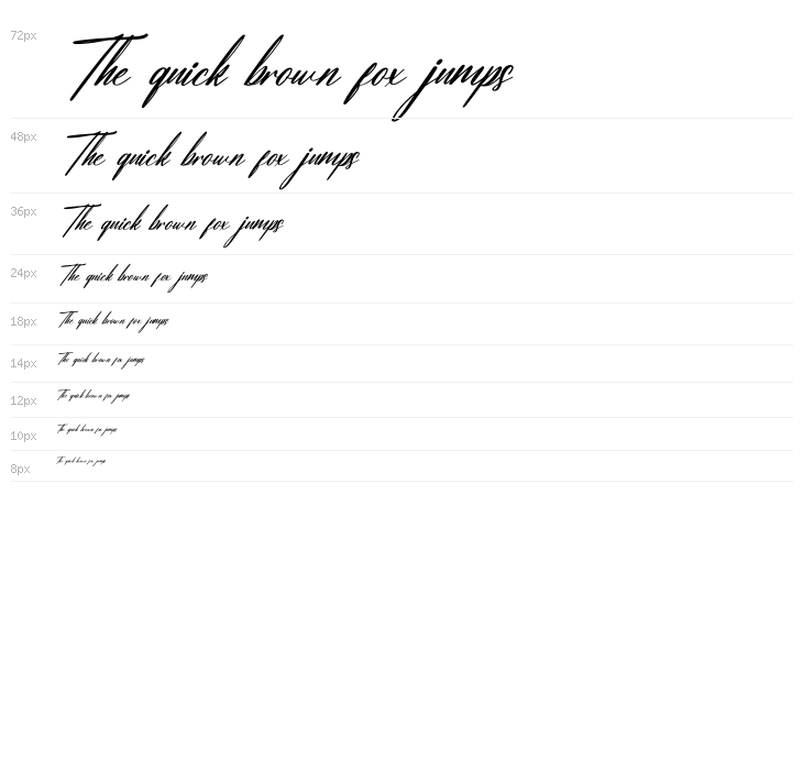 Salyatori Quinbella DEMO VERSIO Italic Waterfall