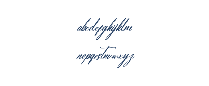 Salyatori Quinbella DEMO VERSIO Italic Lowercase