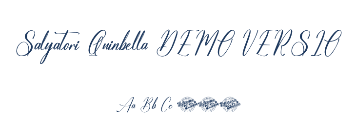 Salyatori Quinbella DEMO VERSIO Font Preview