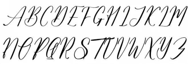 Salyatori Quinbella DEMO VERSIO Caratteri MAIUSCOLE