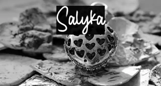 Salyka Font examples