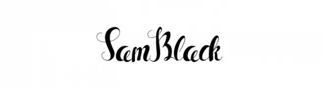 Sam Black  font caratteri gratis