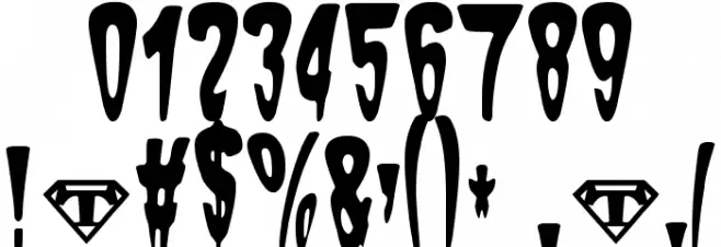 Sam-The-Butcher Font OTHER CHARS