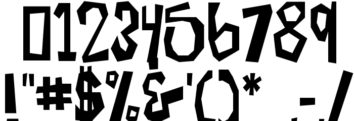 Sam is my Name Font OTHER CHARS