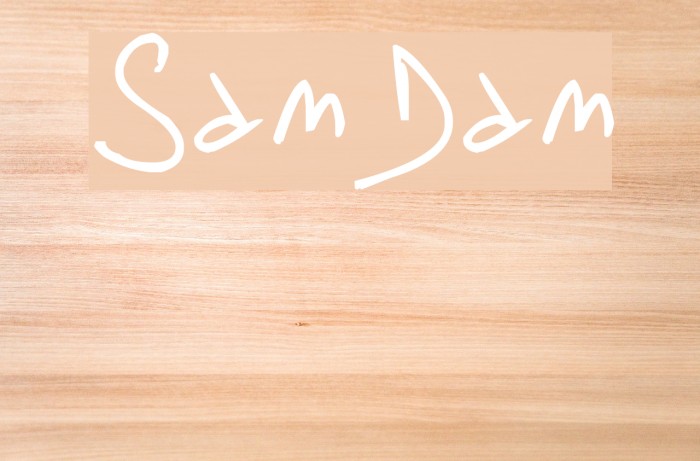 SamDam Font examples