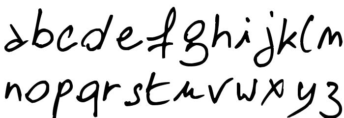 SamDam Font LOWERCASE
